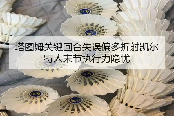 塔图姆关键回合失误偏多折射凯尔特人末节执行力隐忧